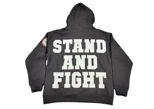 Stand and Fight Black Hoodie (NoWear Supply)