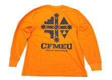 Load image into Gallery viewer, Emblem Tee Orange - Long Sleeve (NoWear Supply)